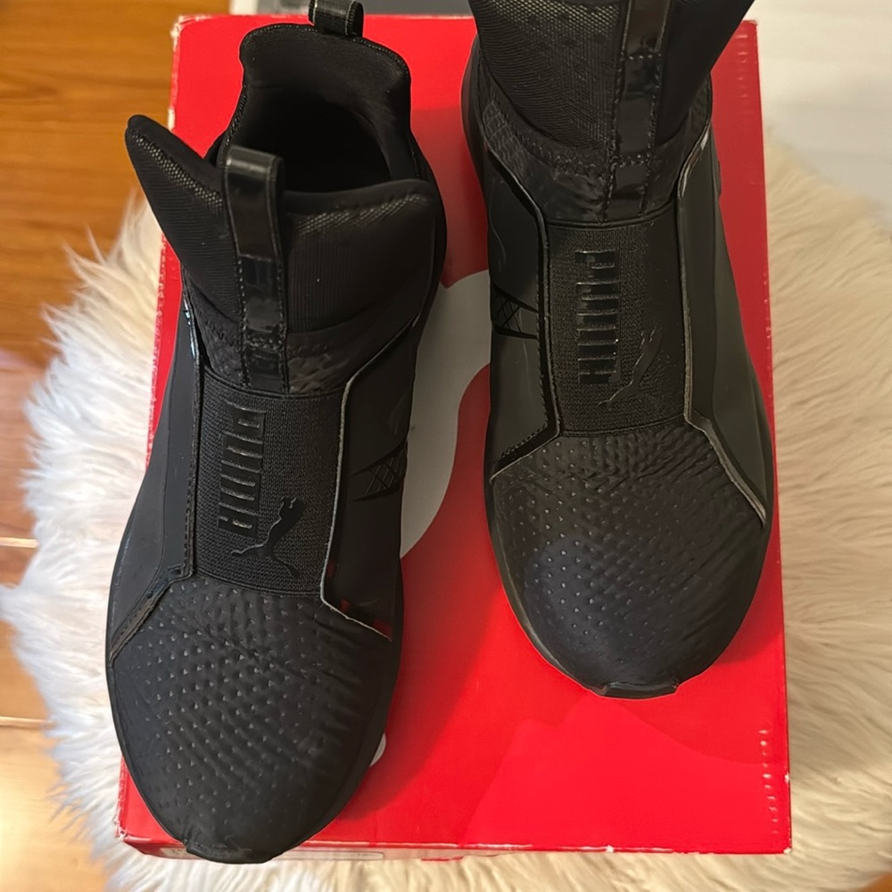 Puma black shoes